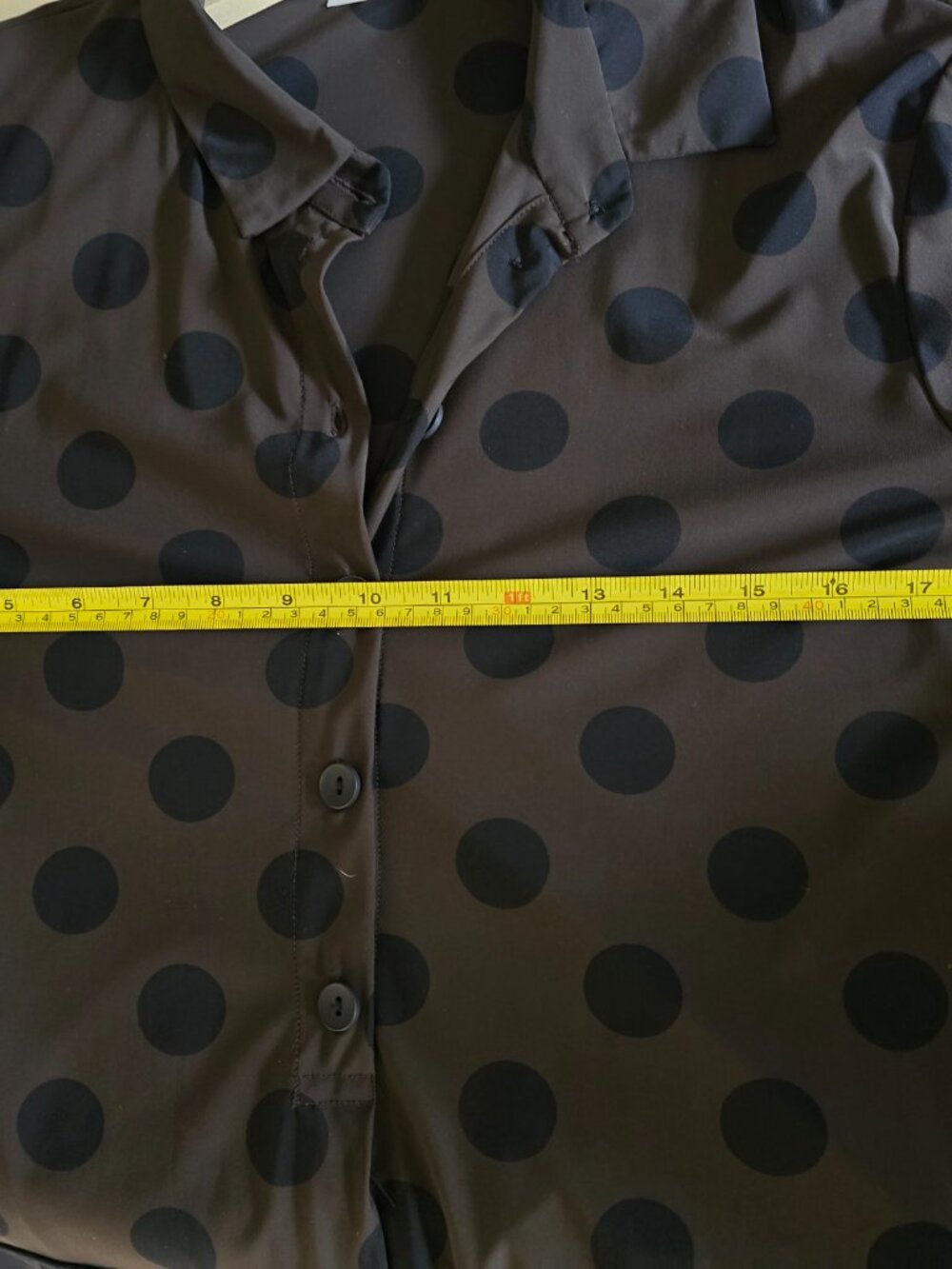 Tekbika By Alembika Dress Sz 2 Black Brown Dots Pockets Stretch Art to Wear NWOT - Picture 12 of 14